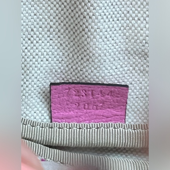 GUCCI x PALACE Pink Triferg Supreme GG Pink Coin Purse Limited Edition wit BOX - Picture 5 of 9
